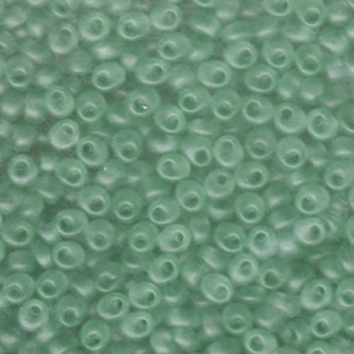 Miyuki 4mm Magatama Bead - MA4-2104F - Matte Transparent Pale Green