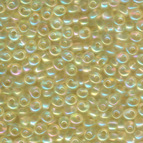 Miyuki 4mm Magatama Bead - MA4-2131 - Transparent Pale Yellow AB