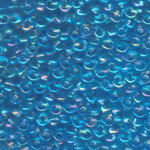 Miyuki 4mm Magatama Bead - MA4-2155 - Transparent Light Blue AB