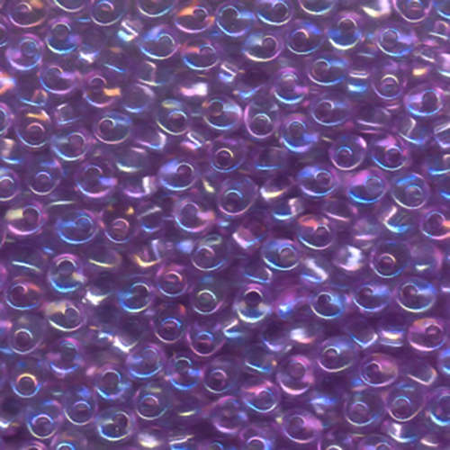 Miyuki 4mm Magatama Bead - MA4-2157 - Transparent Purple AB