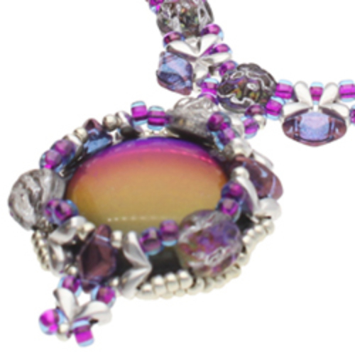 Mitakas Jade's Eyes Necklace/Earring Set