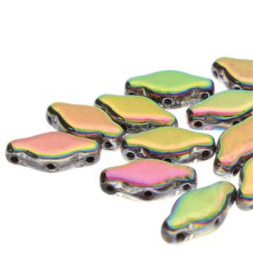 Navette 6mm x 12mm - Jet Full Vitrail - NAV61223980-28103