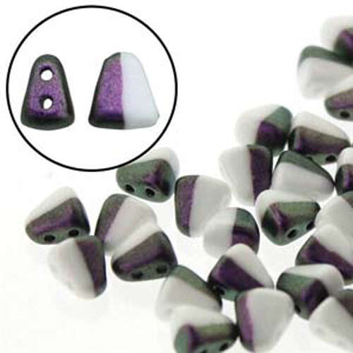 Nib Bit 6mm x 5mm - NB6503849-29014 - Duet Polychrome Black Raspberry & Cream