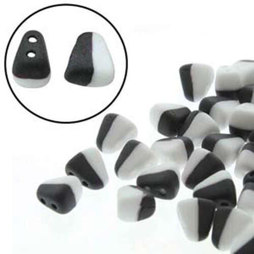 Nib Bit 6mm x 5mm - NB6503849-84110 - Duet Polychrome Mix Matte Black & Matte White