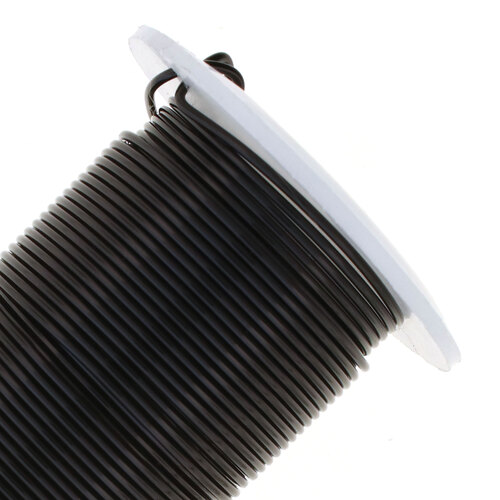 Tarnish Resistant Medium Temper Black 18 Gauge Round Wire