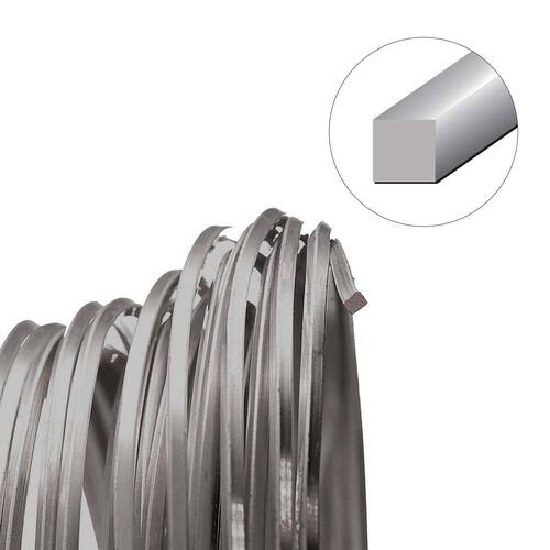 Tarnish Resistant Medium Temper Titanium 18 Gauge Square Wire