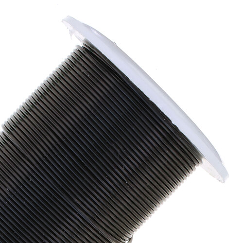 Tarnish Resistant Medium Temper Black 20 Gauge Round Wire