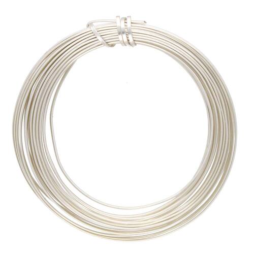 Tarnish Resistant Medium Temper Silver 21 Gauge Half Round Wire