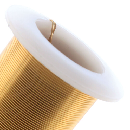 Tarnish Resistant Medium Temper Brass 22 Gauge Round Wire