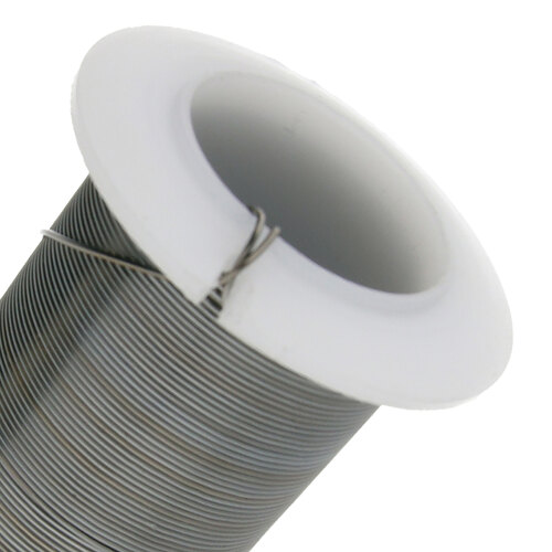 Tarnish Resistant Medium Temper Hematite 22 Gauge Round Wire