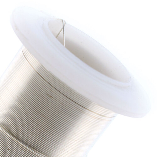 Tarnish Resistant Medium Temper Silver 26 Gauge Round Wire