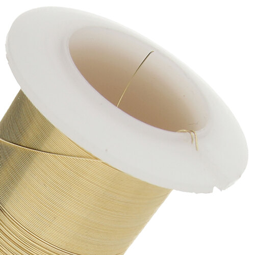 Tarnish Resistant Medium Temper Gold 30 Gauge Round Wire