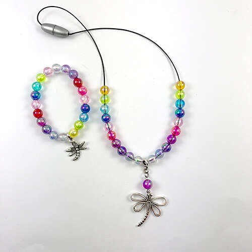 Children's Necklace & Bracelet Kit - Dragonfly