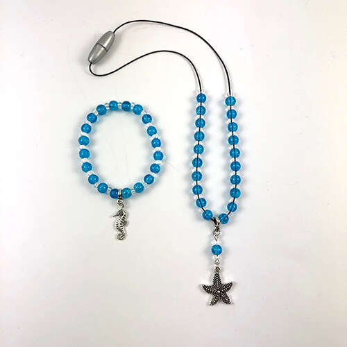 Children's Necklace & Bracelet Kit - Starfish & Sea horse