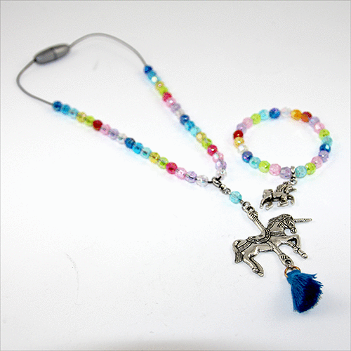 Children's Necklace & Bracelet Kit - Unicorn