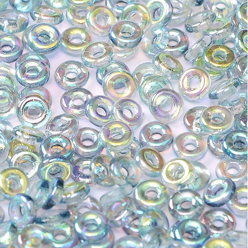  O Bead - Crystal Blue Rainbow - OB24-00030-98538