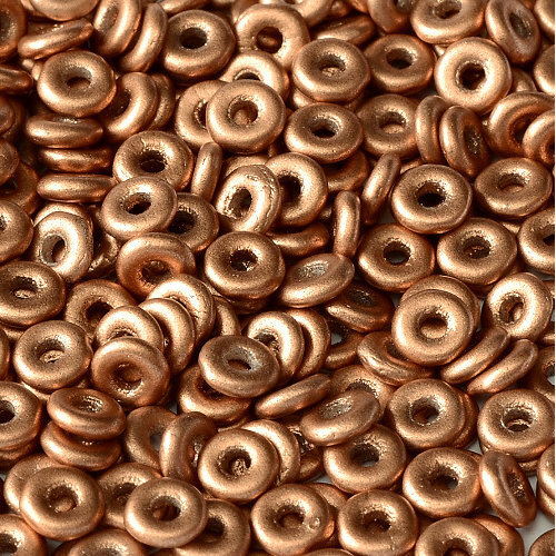  O Bead -  Vintage Copper - OB24-01770
