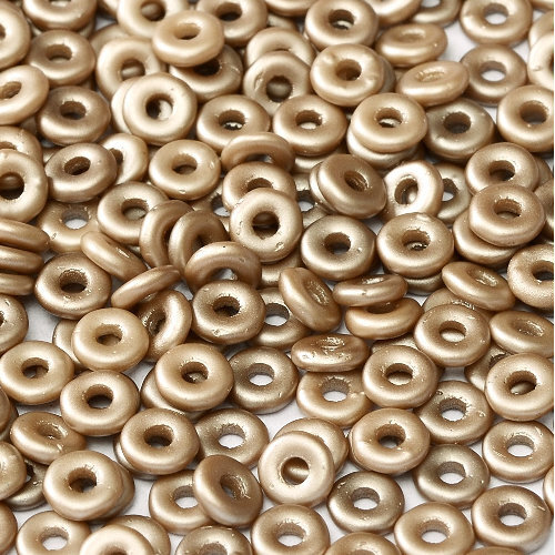  O Bead - Alabaster Pastel Light Brown - OB24-02010-25005