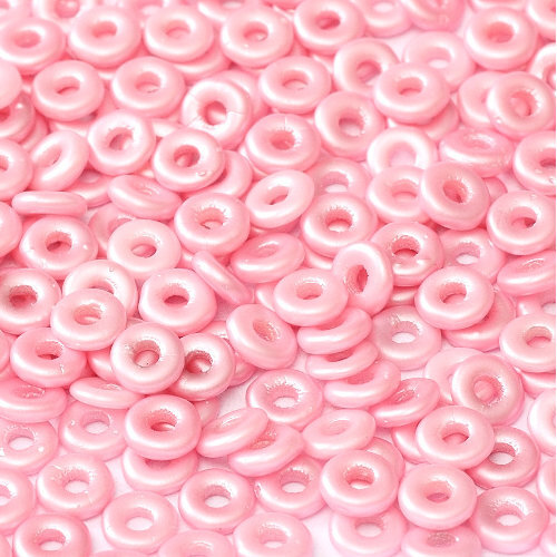  O Bead - Alabaster Pastel Pink - OB24-02010-25008