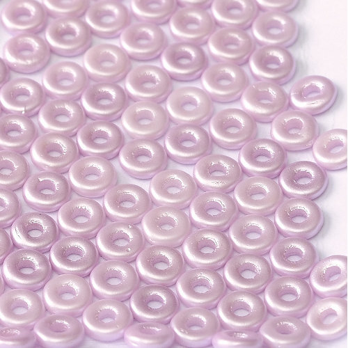  O Bead - Alabaster Pastel Light Rose - OB24-02010-25011