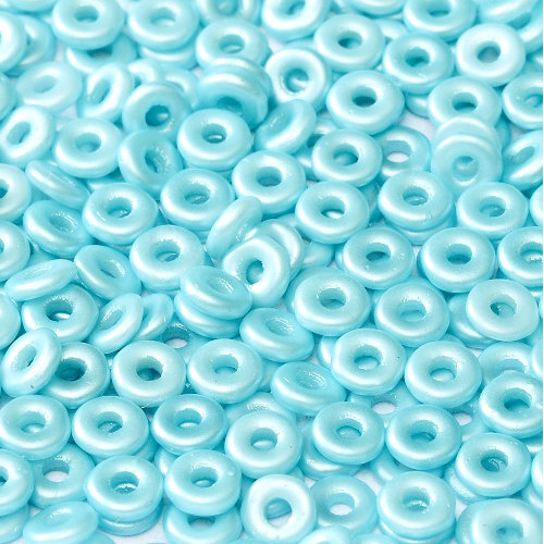  O Bead - Alabaster Pastel Aqua - OB24-02010-25019