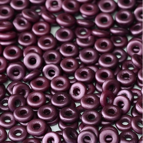  O Bead - Alabaster Pastel Bordeaux - OB24-02010-25032 - 5gm Bag