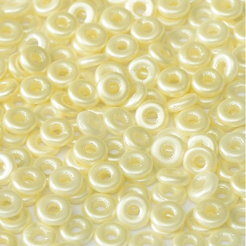  O Bead - Alabaster Pastel Cream - OB24-02010-25039 - 5gm Bag