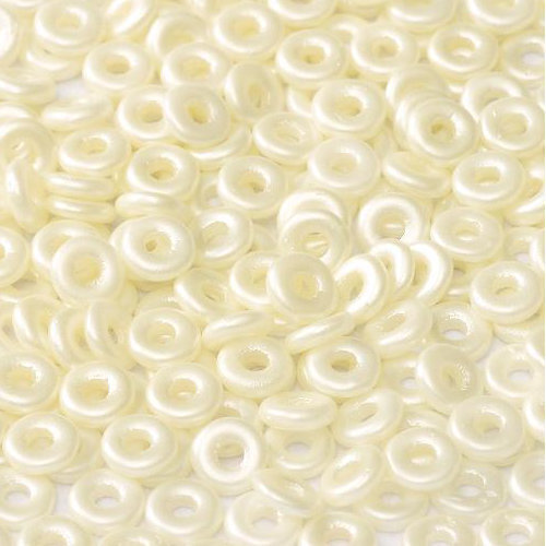  O Bead - Alabaster Pastel Light Cream - OB24-02010-25110