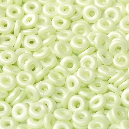  O Bead - Alabaster Pastel Green - OB24-02010-29315