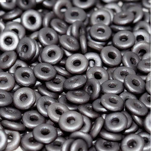  O Bead - Alabaster Metallic Steel - OB24-02010-29403 - 5gm Bag