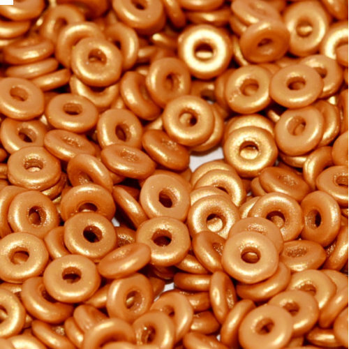  O Bead - Alabaster Metallic Gold - OB24-02010-29421 - 5gm Bag