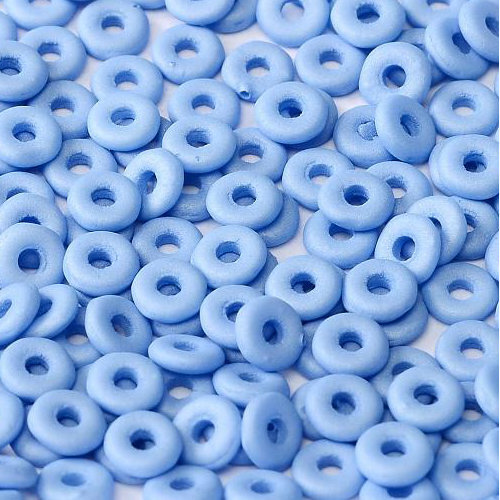  O Bead - Alabaster Matte Blue - OB24-02010-29568 - 5gm Bag