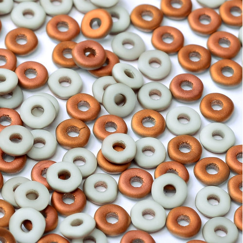  O Bead - Chalk White Sunset Matted - OB24-03000 -27373