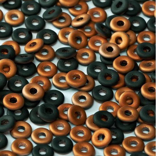  O Bead - Jet Sunset Matted - OB24-23980-27237