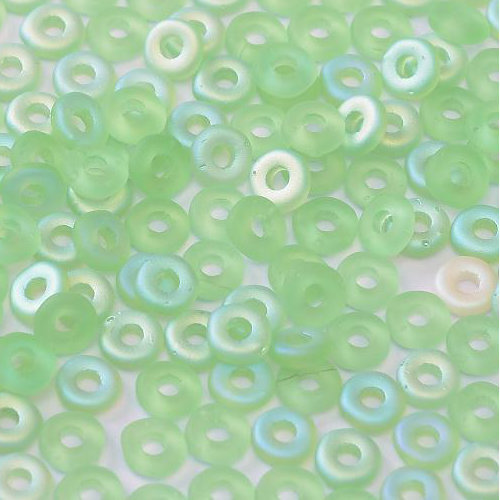  O Bead - Peridot AB Matte - OB24-50510-28771