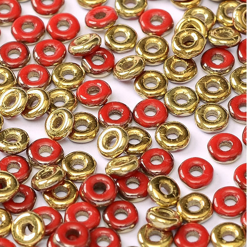  O Bead - Opaque Red Amber - OB24-93200-26441