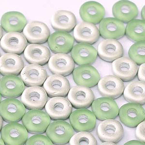 O Bead - OB2450510-27071 - Peridot Labrador Matte