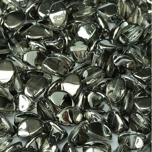 5mm x 3mm Pinch Bead - Crystal Chrome - 00030-27401