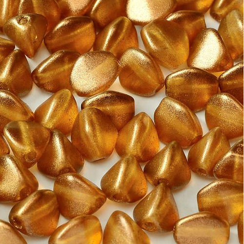 5mm x 3mm Pinch Bead - Crystal GT Sandalwood - 00030-29253