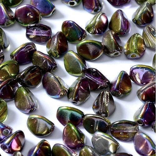 5mm x 3mm Pinch Bead - Crystal Magic Orchid - 00030-95000
