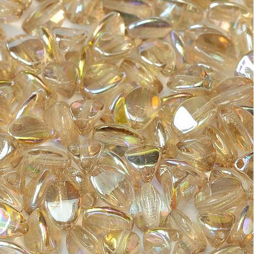 5mm x 3mm Pinch Bead - Crystal Lemon Rainbow - 00030-98534
