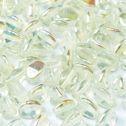 5mm x 3mm Pinch Bead - Crystal Green Rainbow - 00030-98539