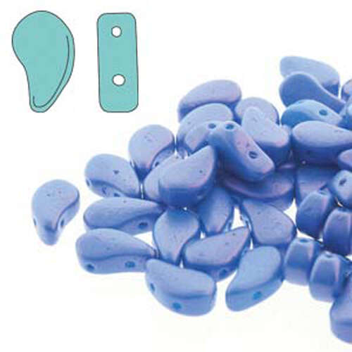 Paisley Duo 8mm x 5mm - Tropical Blue Raspberry - PD8502010-24509
