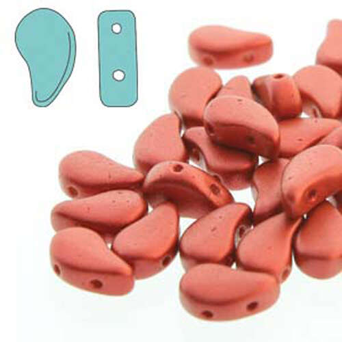 Paisley Duo 8mm x 5mm - Chalk Lava Red - PD8503000-01890