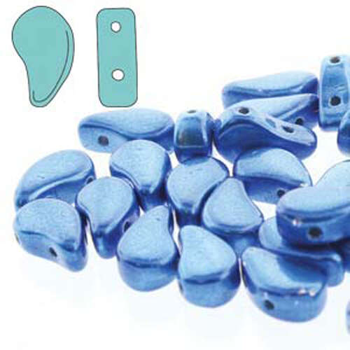 Paisley Duo 8mm x 5mm - Metalust Crown Blue - PD8523980-24203