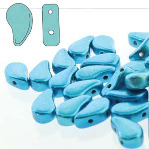 Paisley Duo 8mm x 5mm - Metalust Turquoise - PD8523980-24206