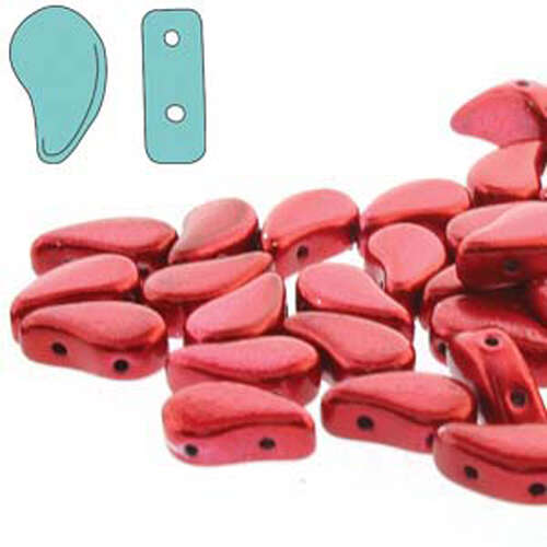 Paisley Duo 8mm x 5mm - Metalust Lipstick Red - PD8523980-24209