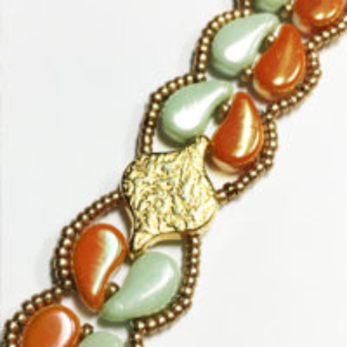 Paisley Duo Hearts Bracelet