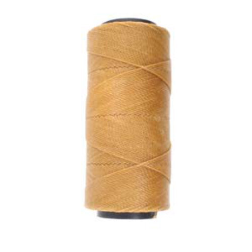 Brazilian 2 Ply Waxed Polyester Cord - PLY04-ALM - Almond