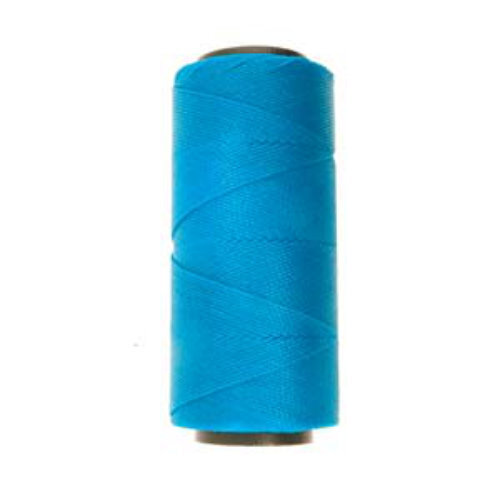 Brazilian 2 Ply Waxed Polyester Cord - PLY04-AQU - Aqua